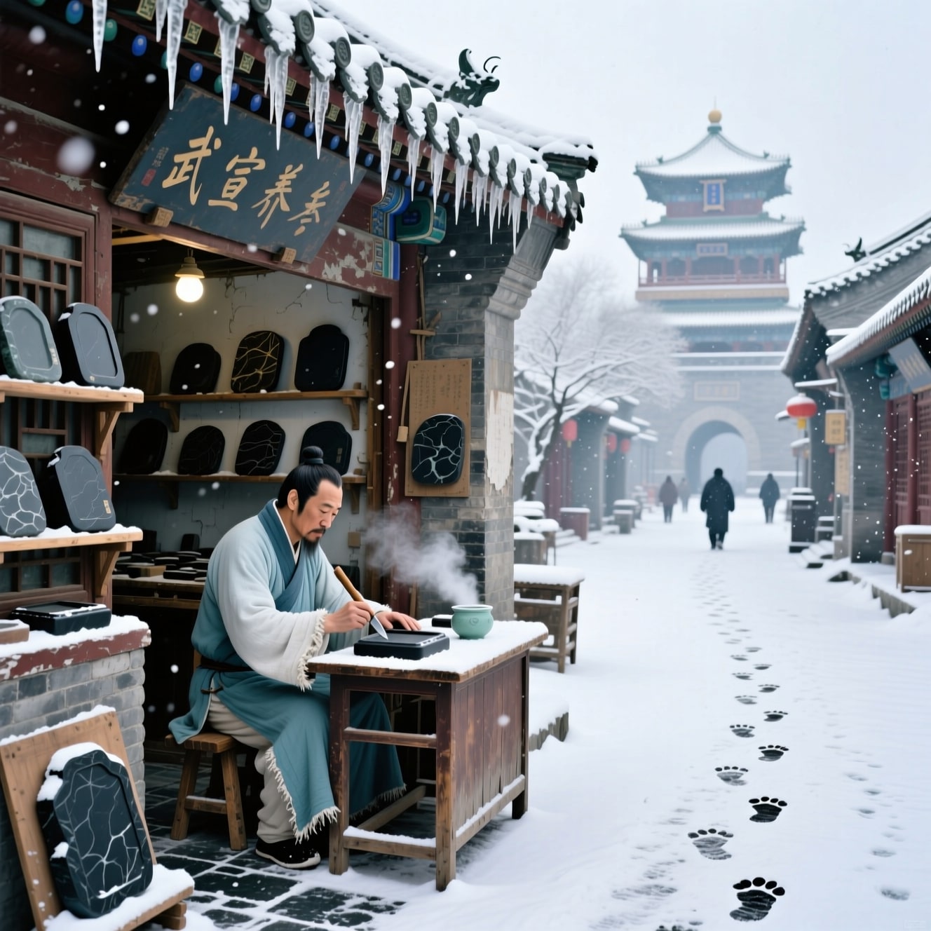 砚中雪