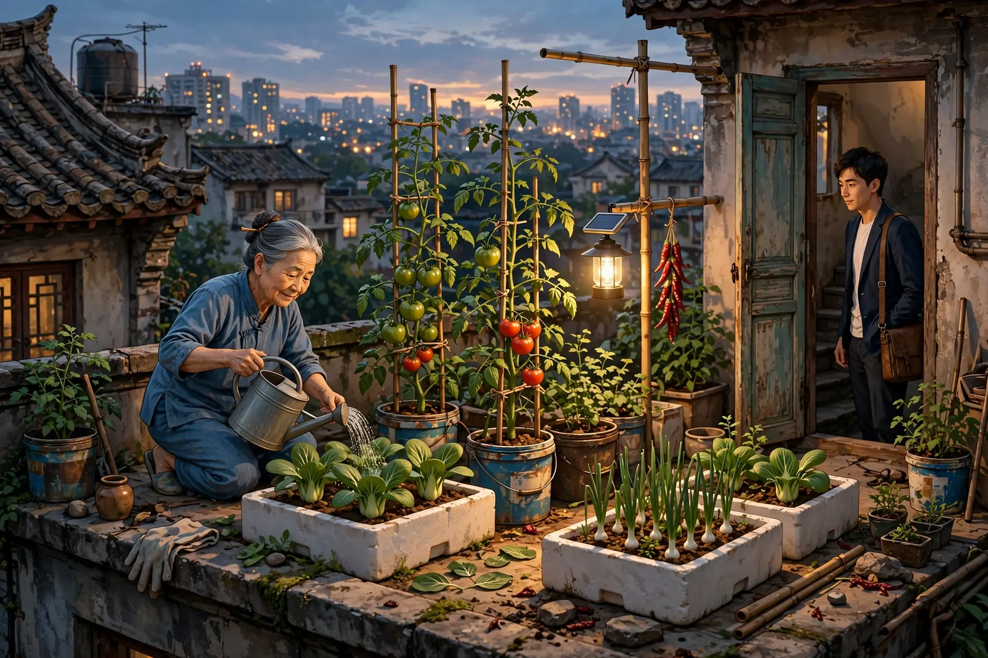 天台菜园